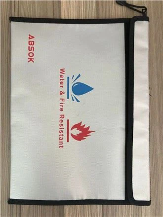 جوهر سیلیکونی کیسه فایل مقاوم در برابر آب و آتش