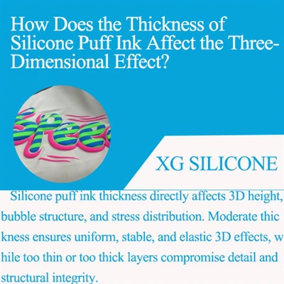 چگونه ضخامت جوهر پفکی سیلیکونی بر روی اثر سه بعدی- تأثیر می گذارد؟